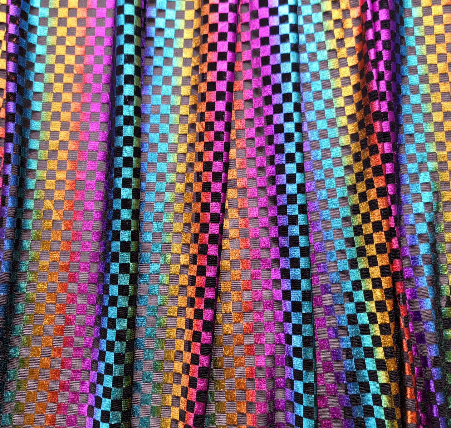 Foil Checkered Mesh