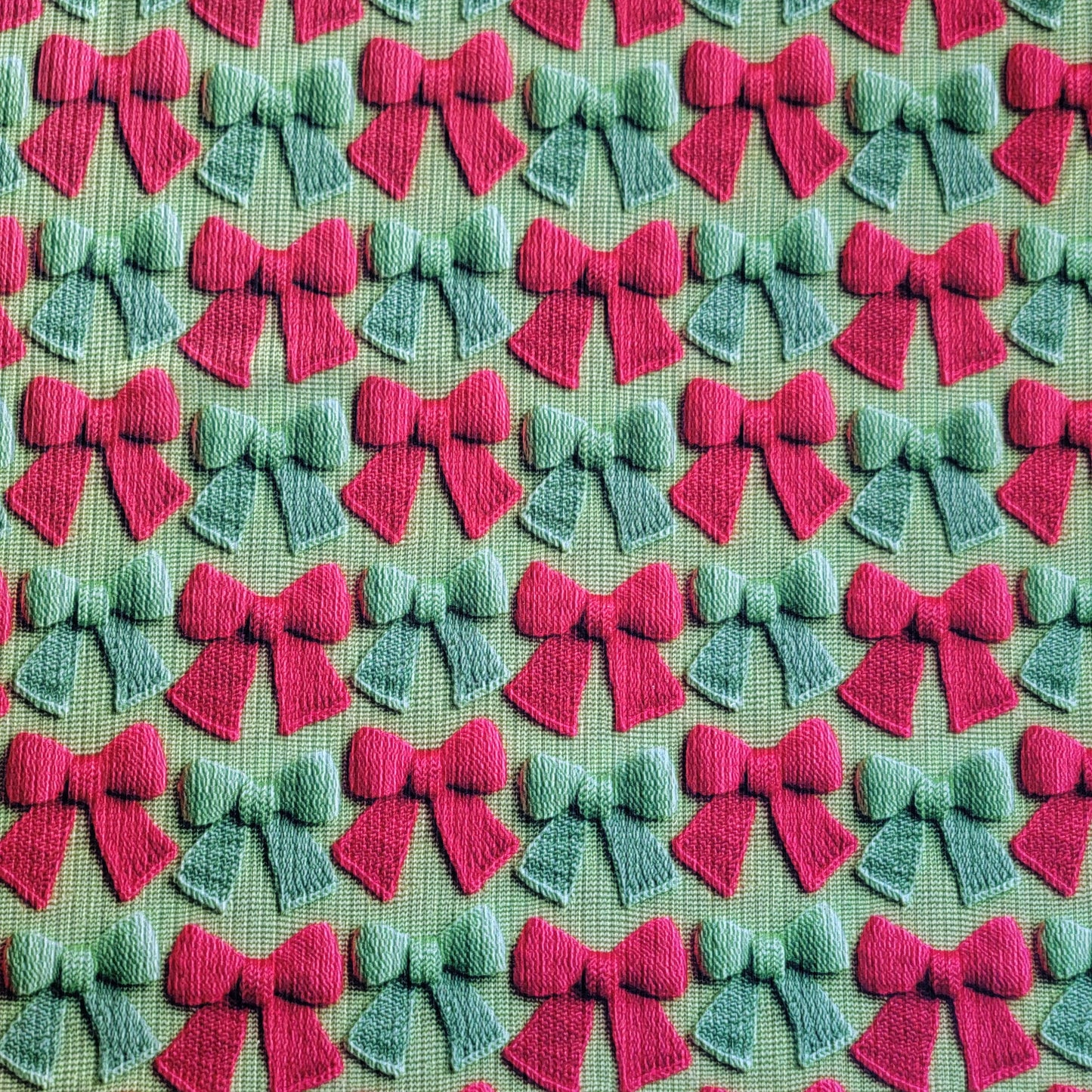 Yummy Rib Christmas Bows Custom Print