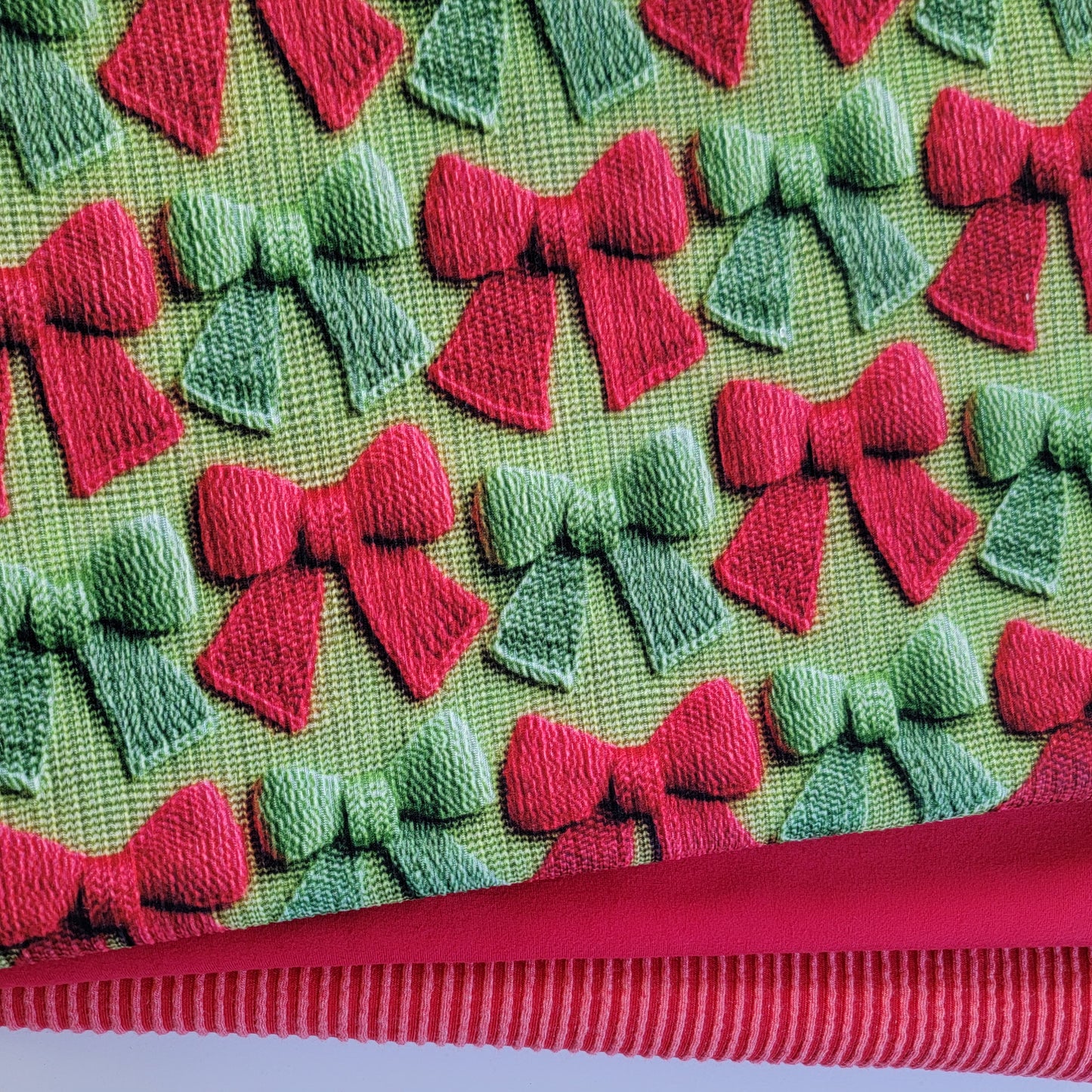 Yummy Rib Christmas Bows Custom Print