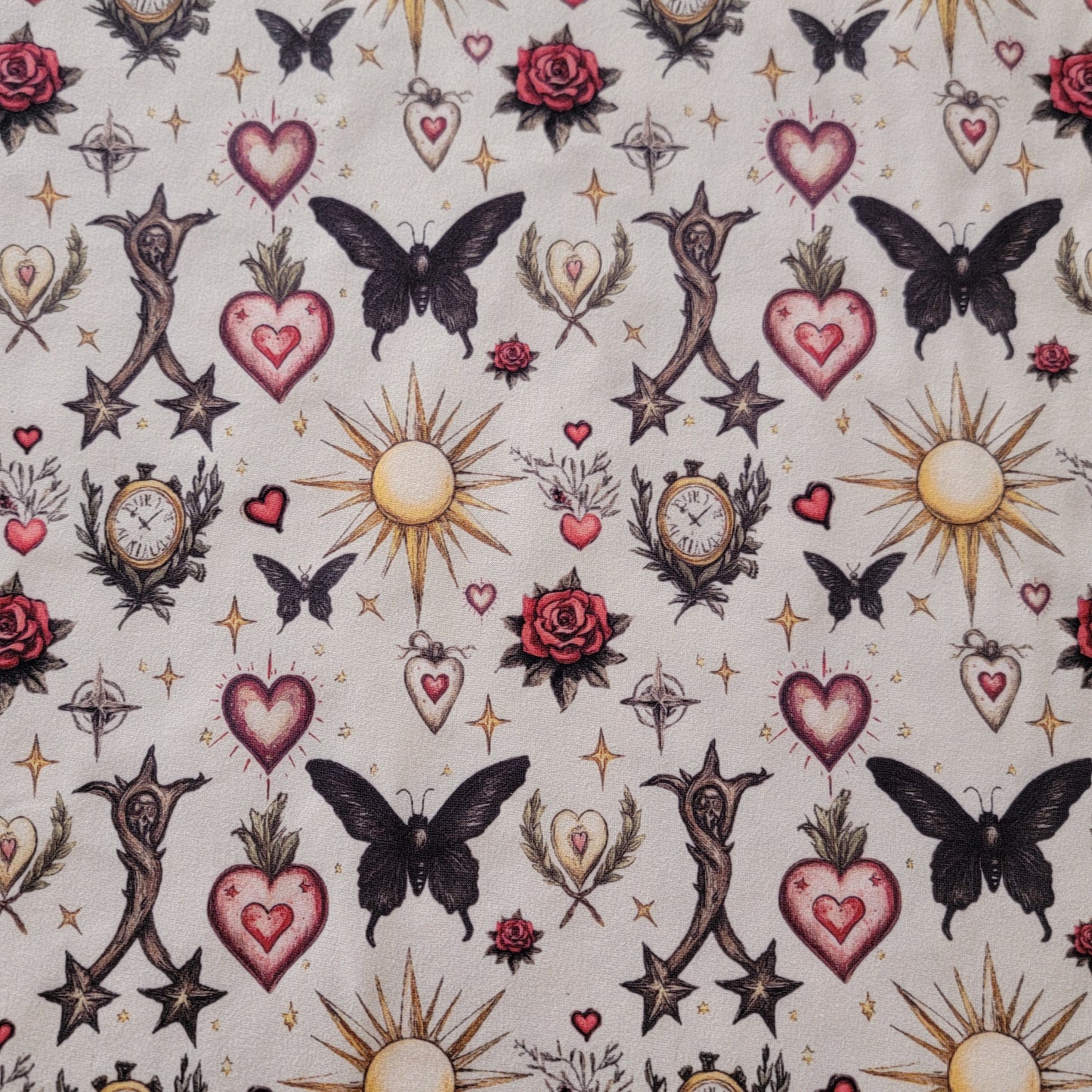 Custom Double Brush Poly Black Moths