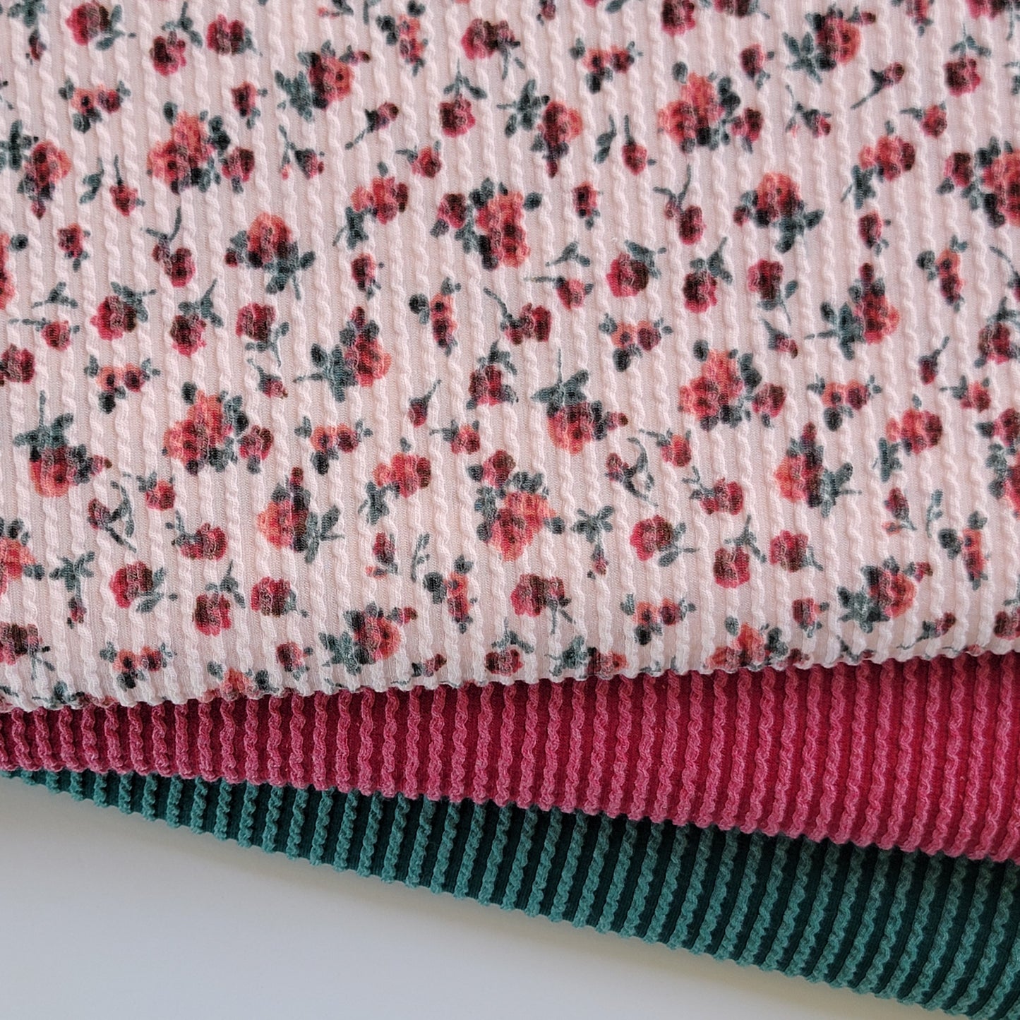 Floral Print Urban Rib