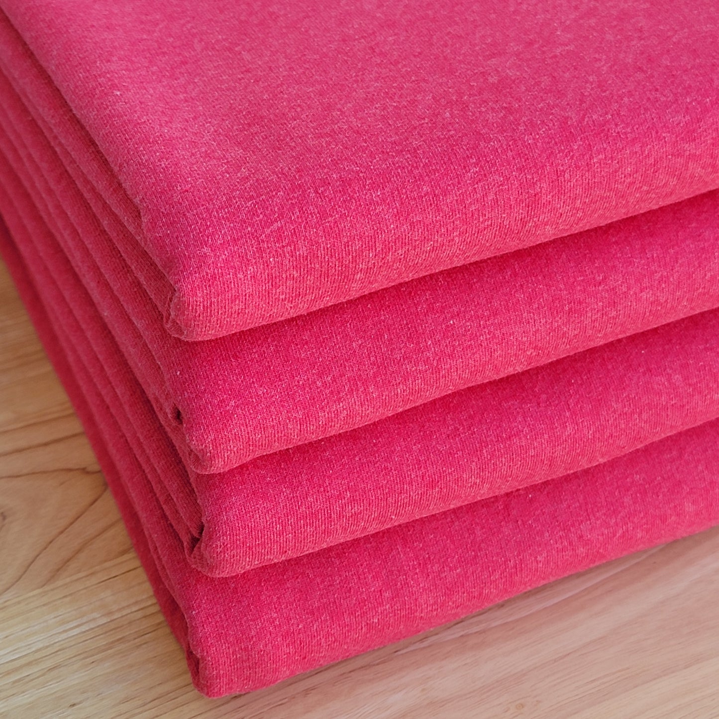 Solid Cotton French terry Red