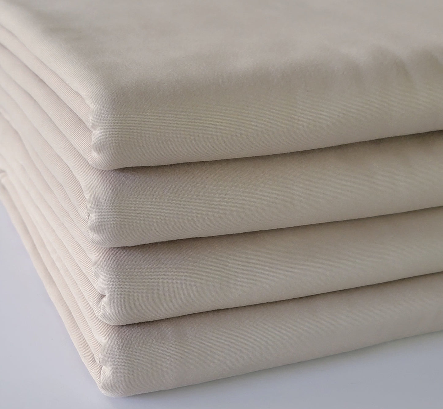 Double Brushed Poly Taupe