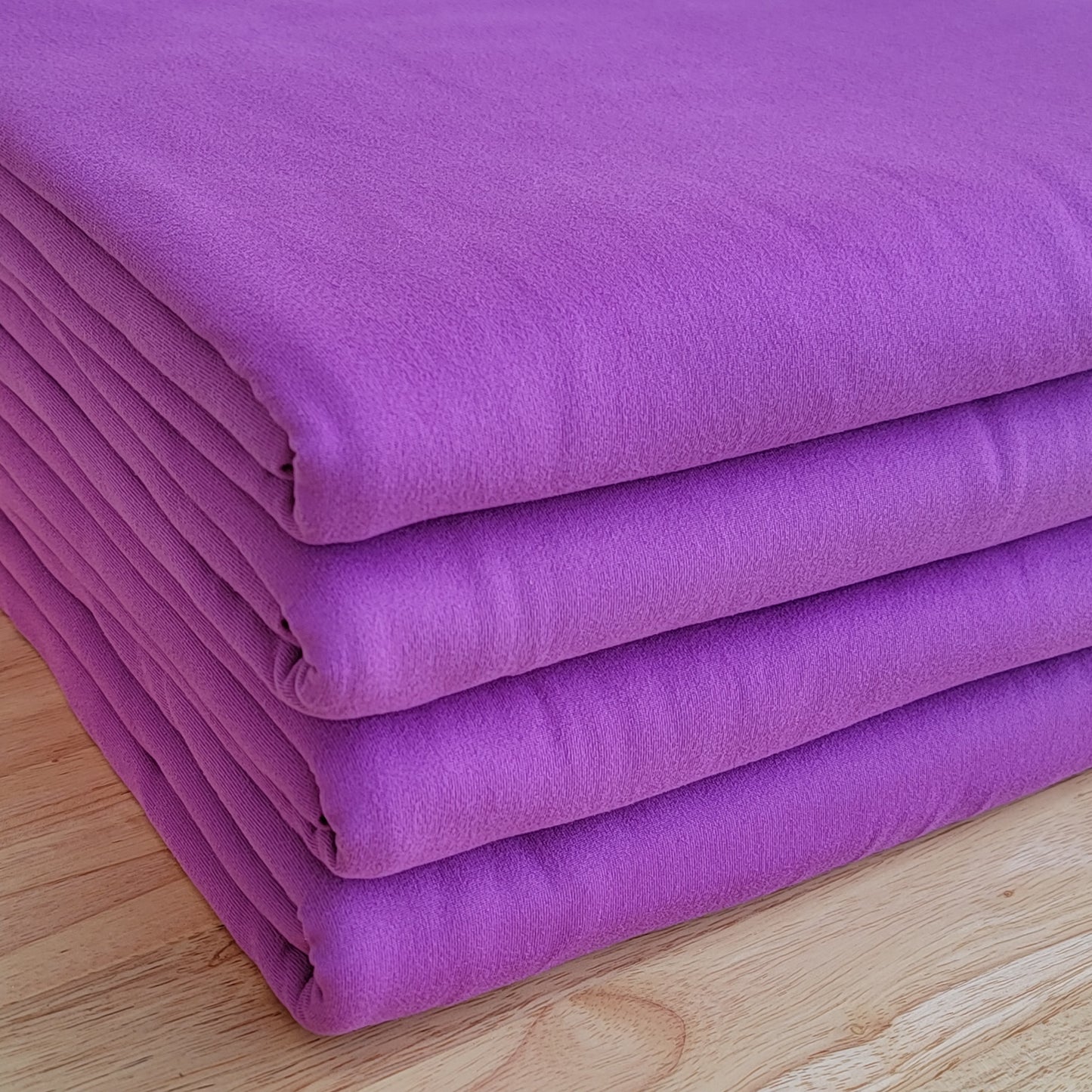Double Brushed Poly Purple