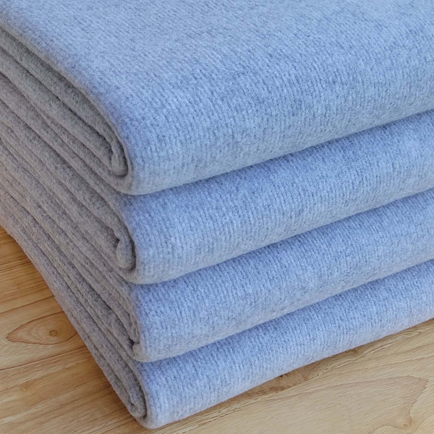 Flatback Brush Sweater Knit Light Grey