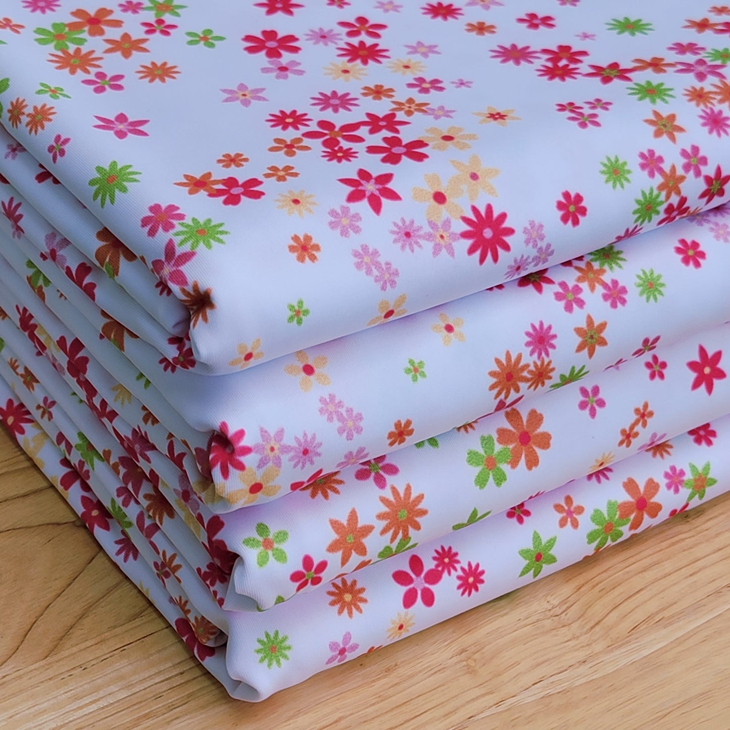 Spandex Knit Floral Print