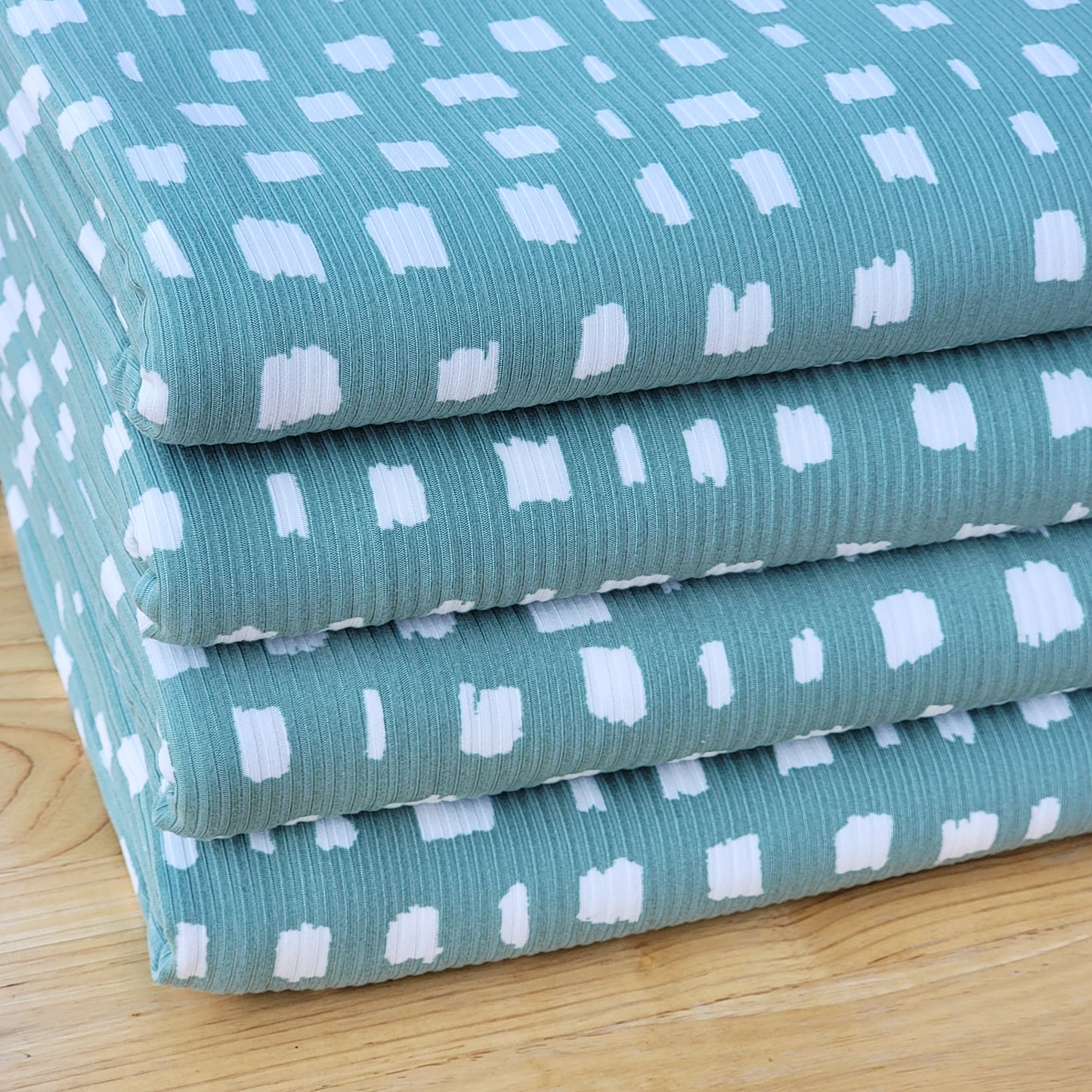 4x2 Yummy Rib Sage Spots Print