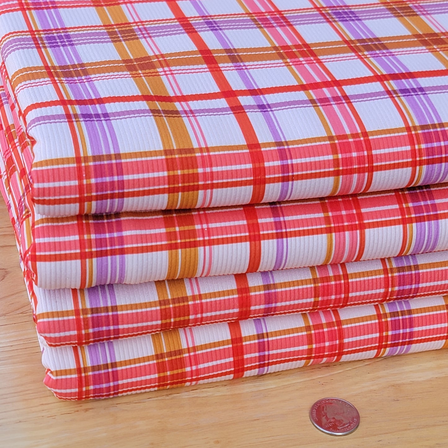 2x2 Yummy Rib Plaid Print