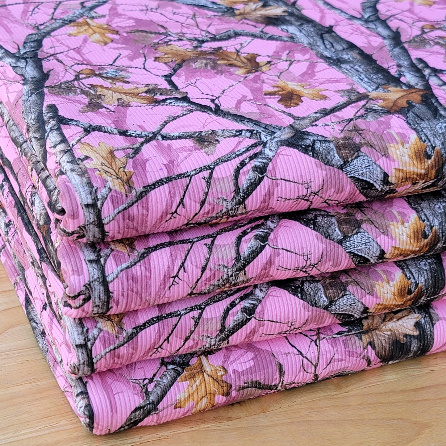 Pink Urban Rib Real Tree Camo Custom Print