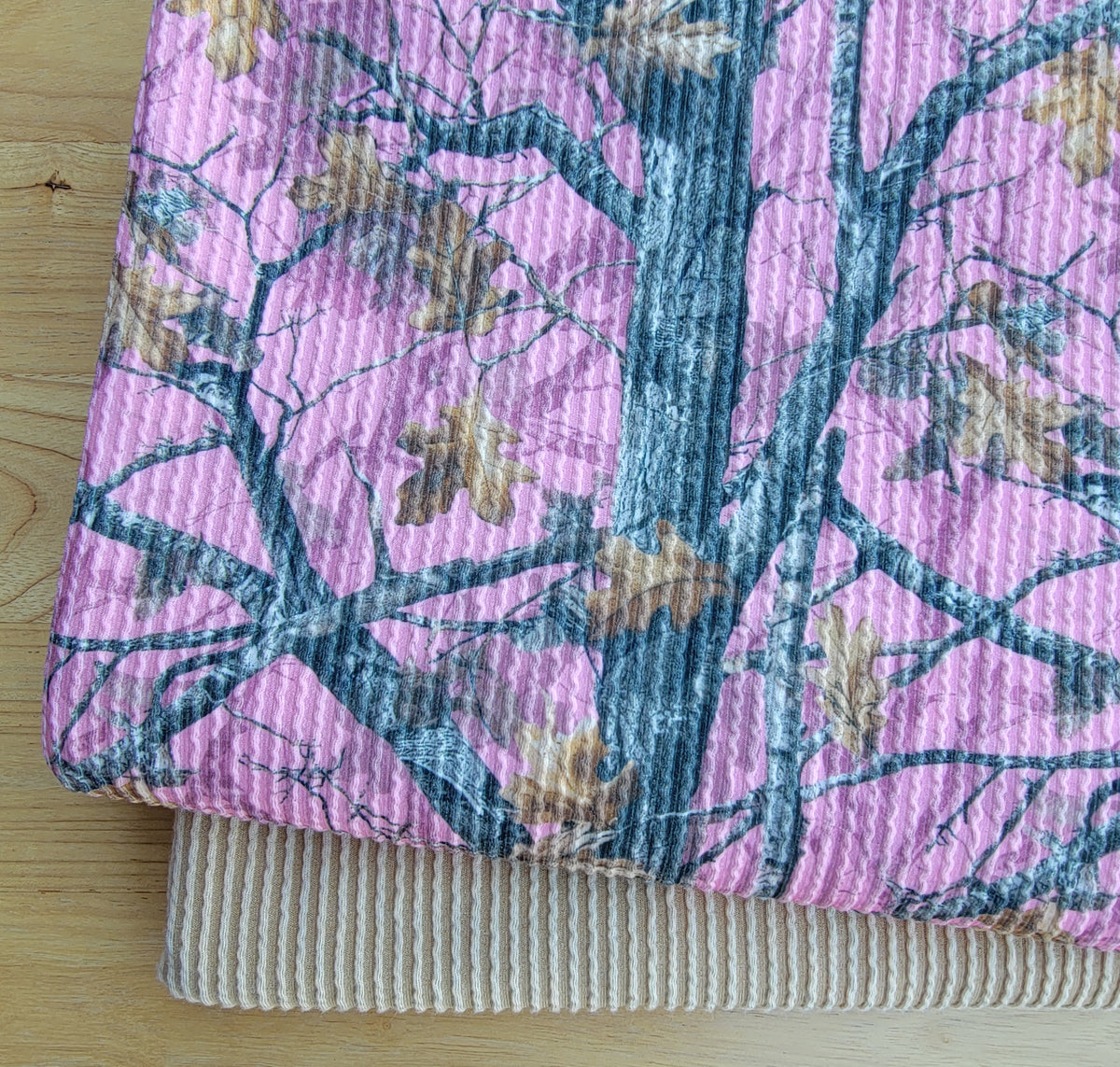 Pink Urban Rib Real Tree Camo Custom Print