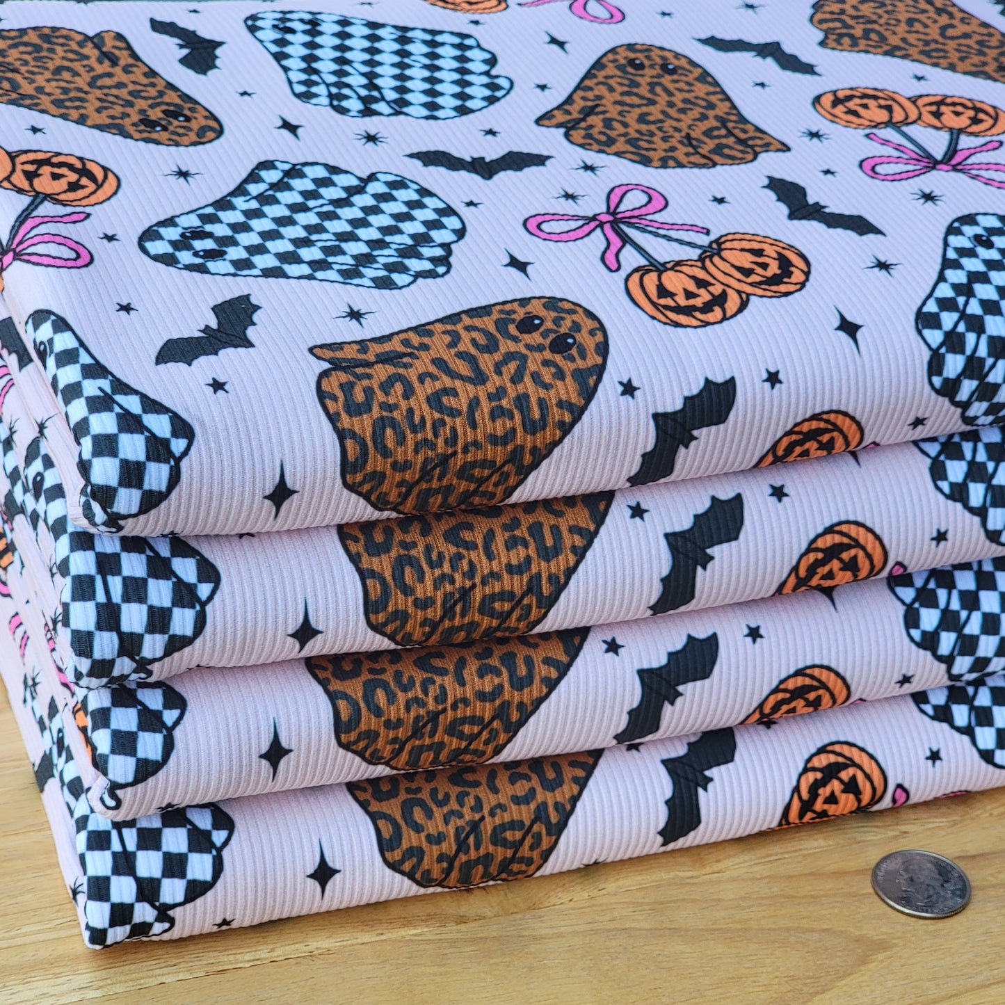 2x2 Yummy Rib Checkered Ghost Print