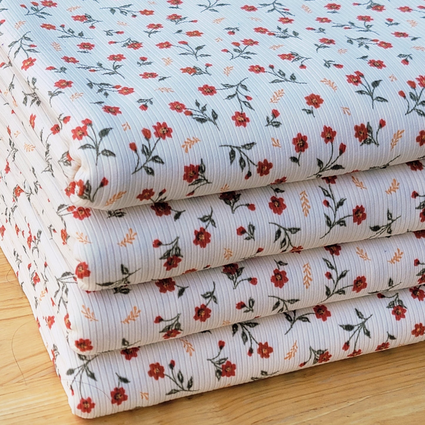 2x2 Yummy Rib Fall Floral Print