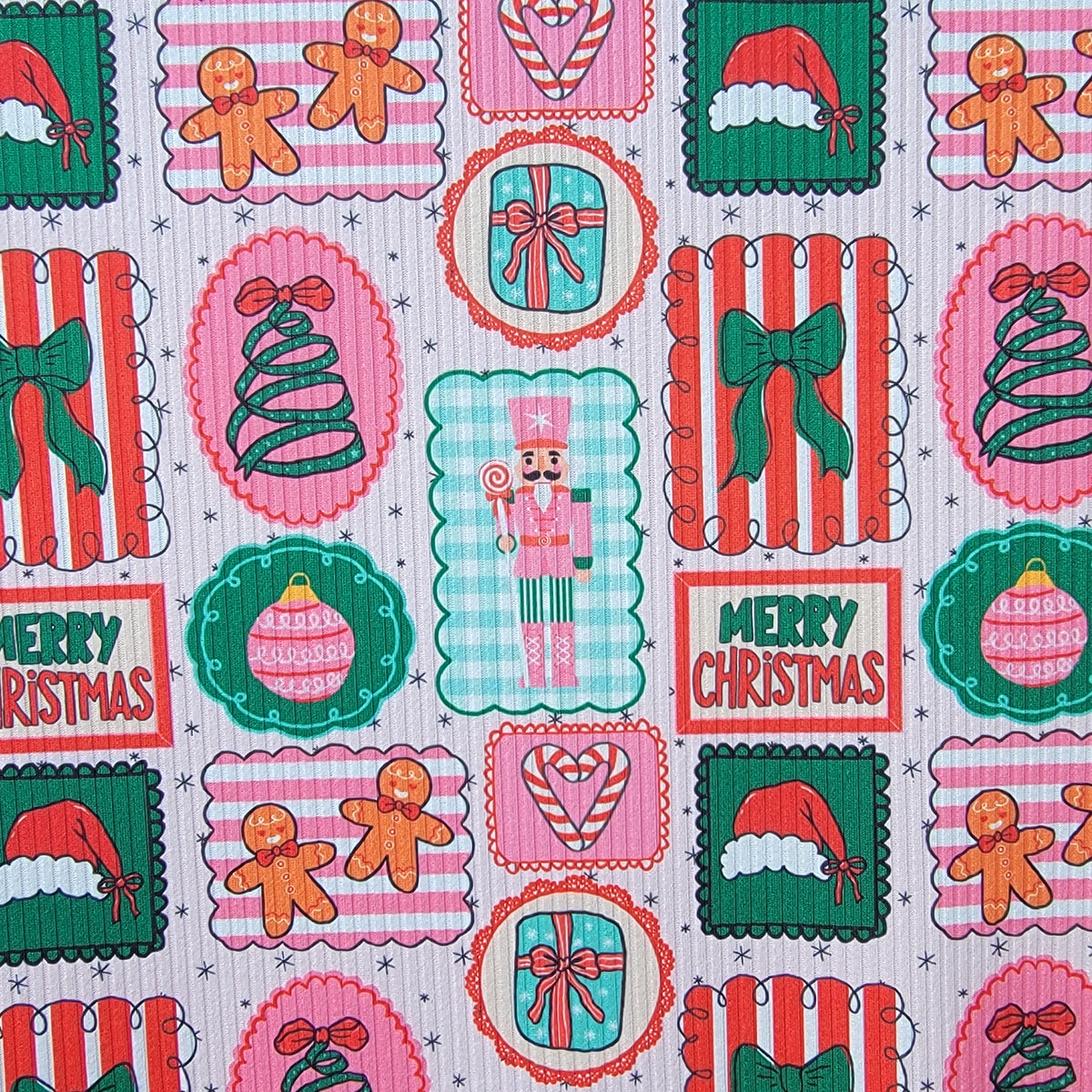 4x2 Yummy Rib Christmas Nutcracker Ginger Bread