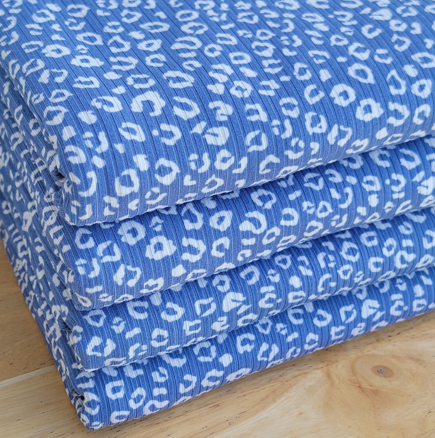4x2 Yummy Rib Denim Base Animal Print