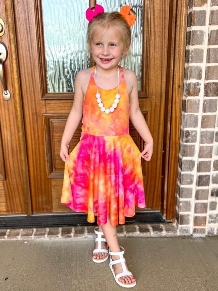 Tie Dye Double Brush Poly