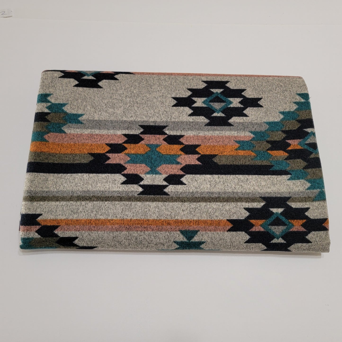 Hacci knit fabric Aztec print