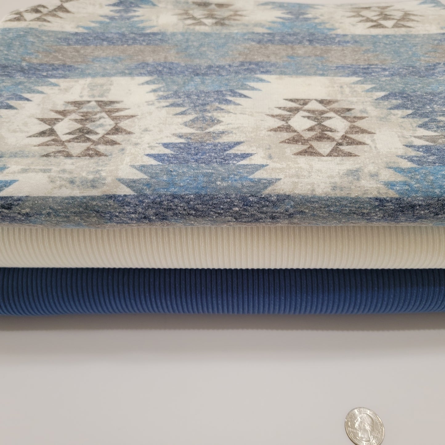 French Terry fabric Aztec print