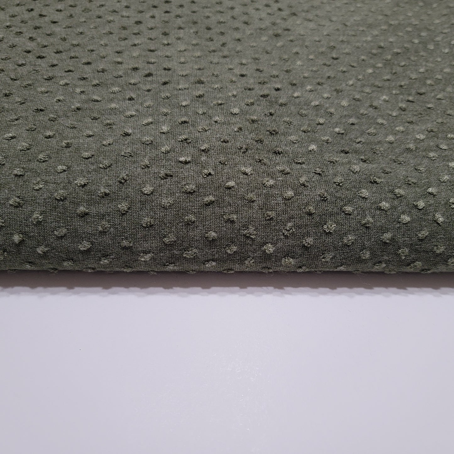 Swiss dots fabric Olive