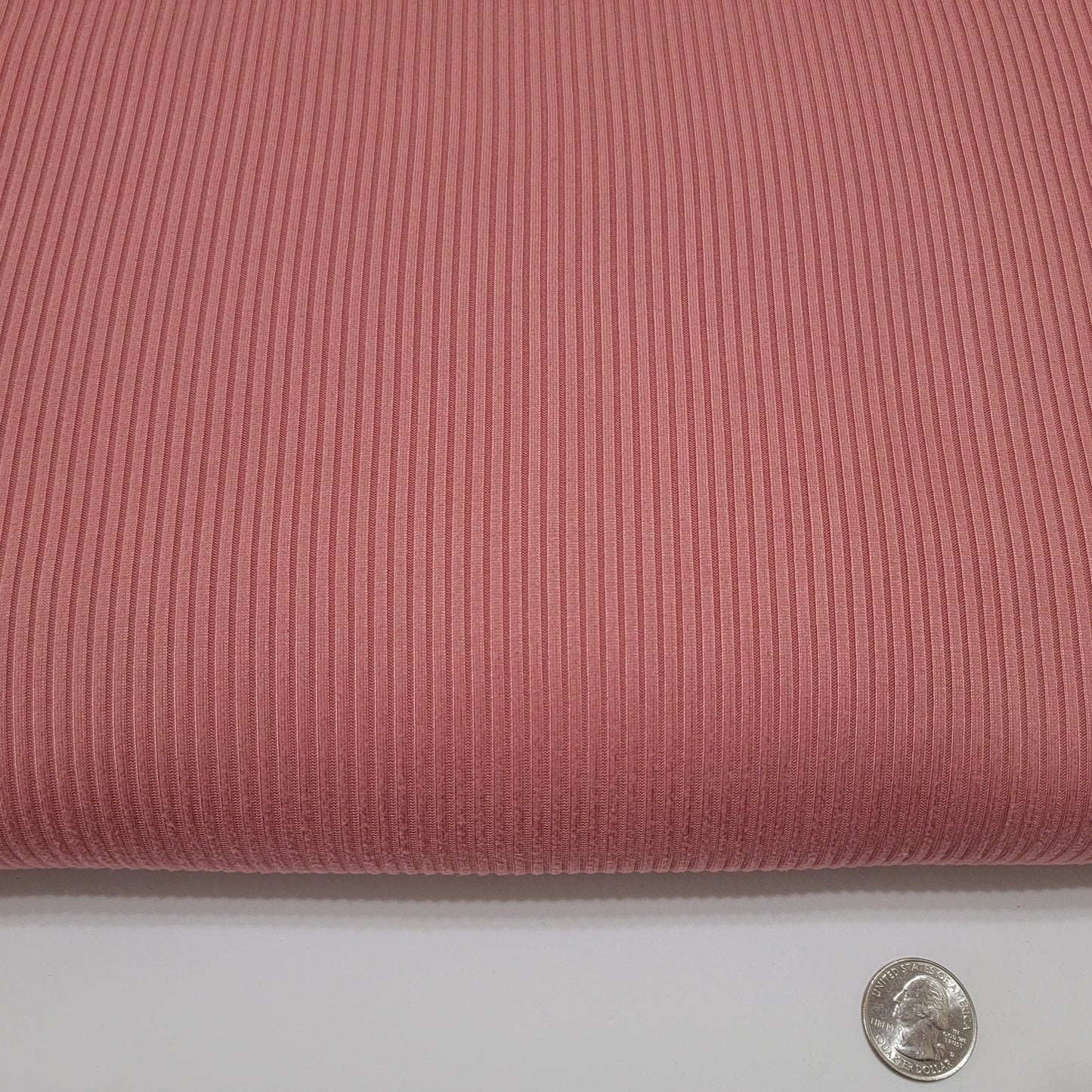 Yummy 4x2 rib fabric Vintage Rose