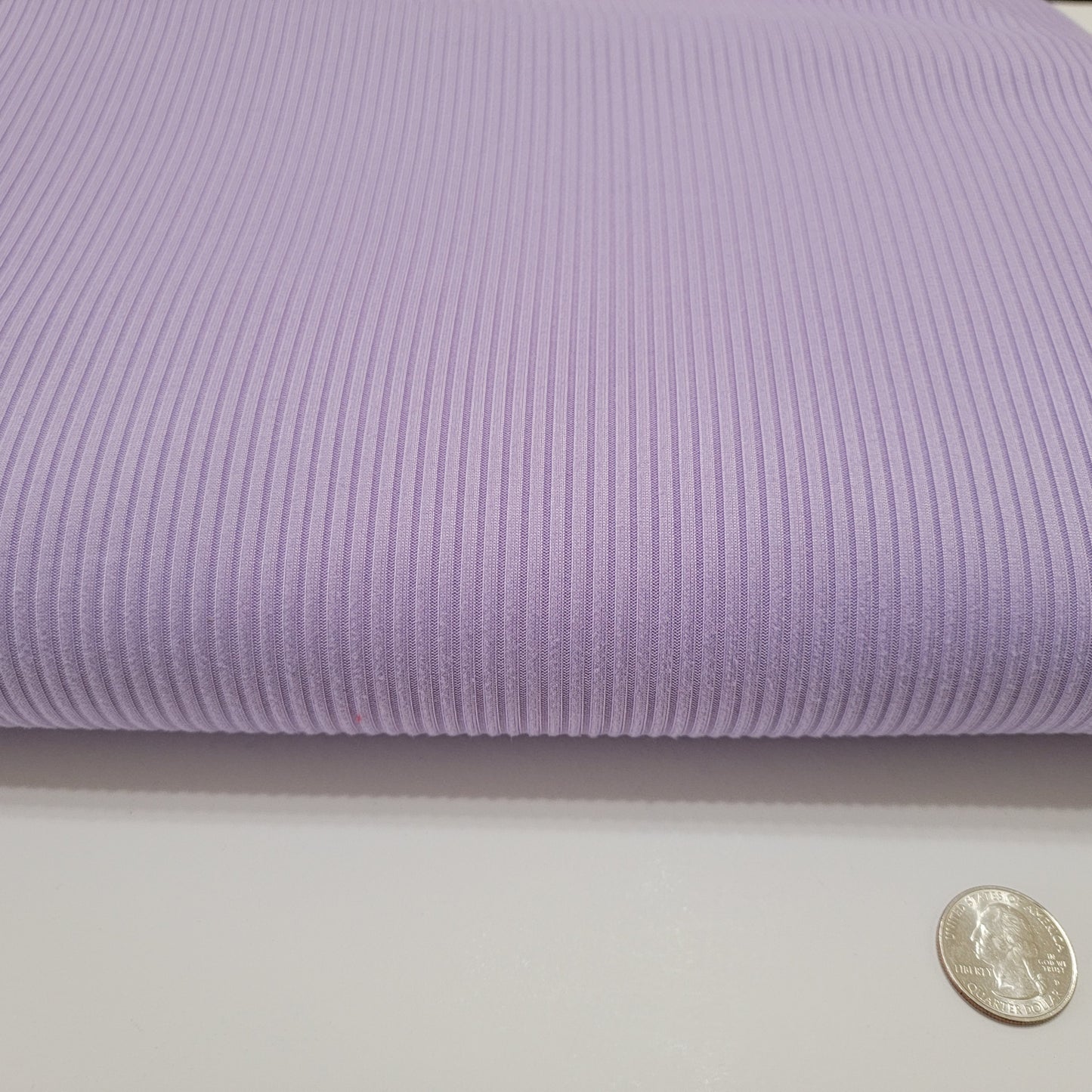 Yummy 4x2 rib fabric Light lavender