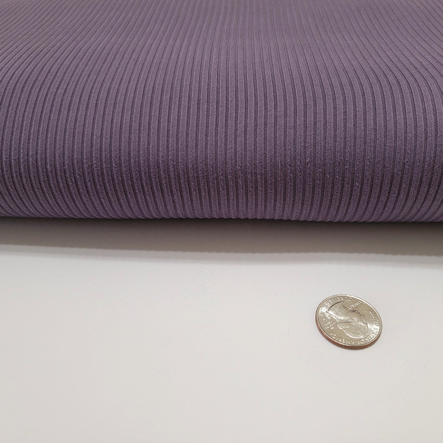 Yummy 4x2 rib fabric Purple Sage