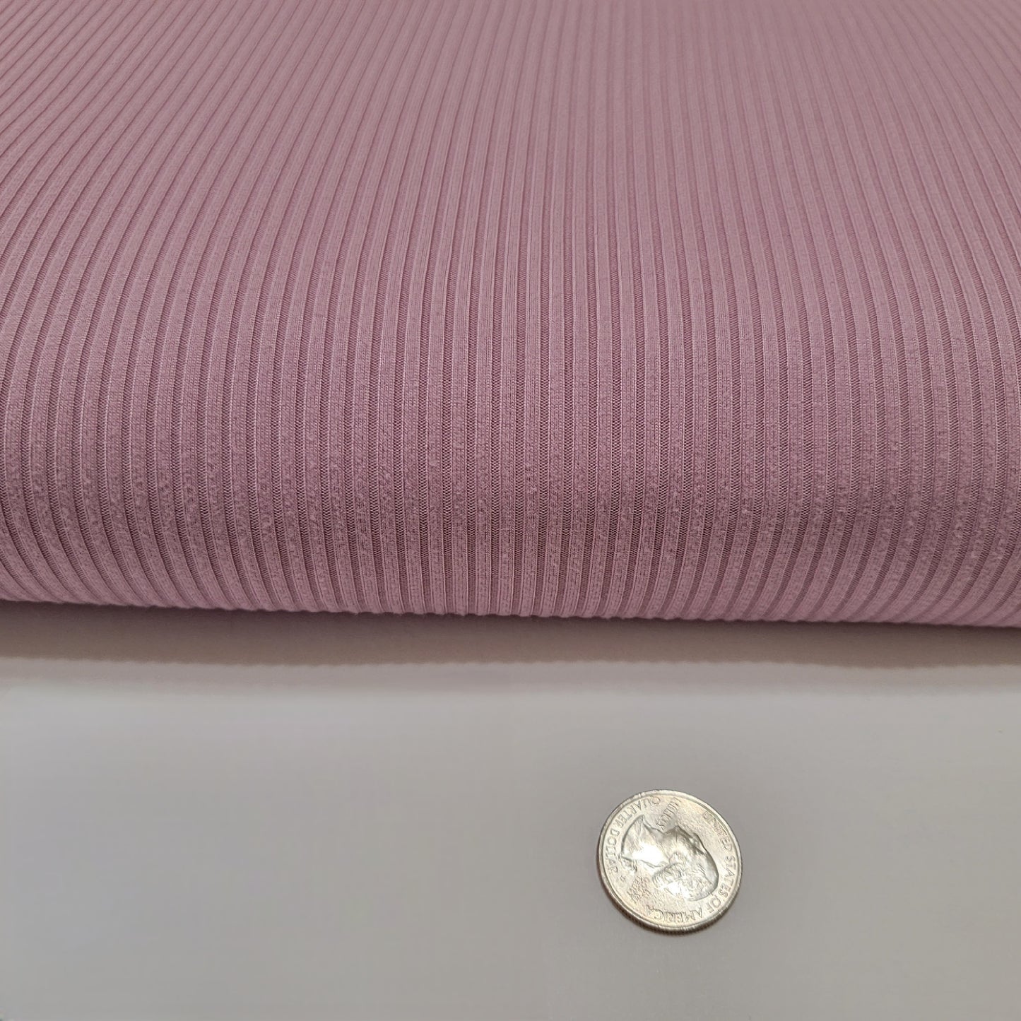 Yummy 4x2 rib fabric Plum Vintage