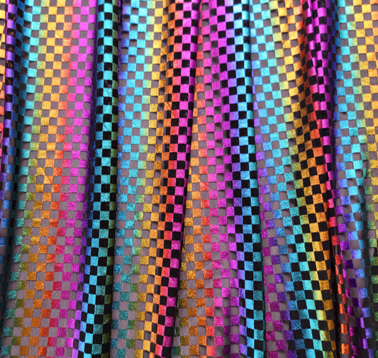 Foil Checkered Mesh