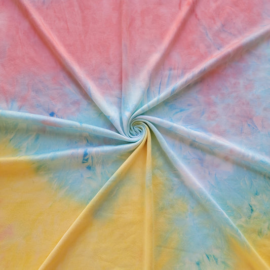 Double Brush Poly Tie dye Print