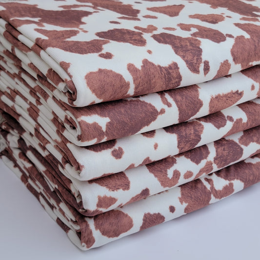 Oakley Knit Brown Cow Print