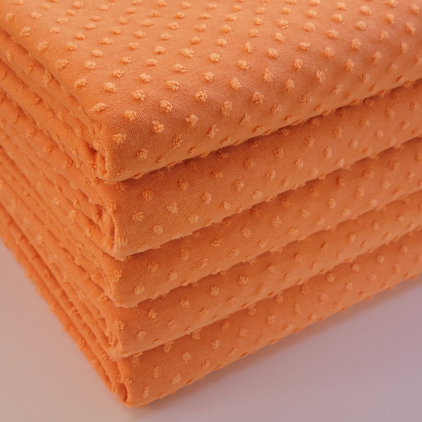 Swiss dots fabric Orange