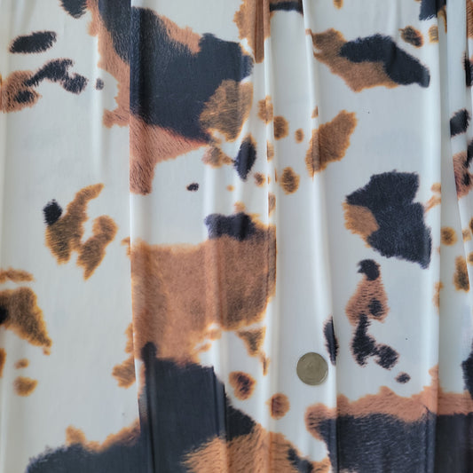 Cow Print Mesh