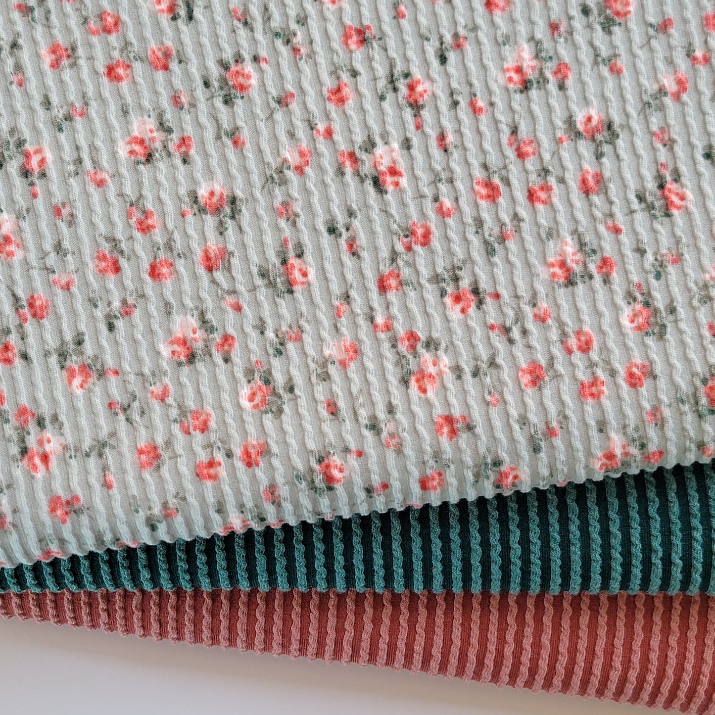 Urban Floral Print Mint Base