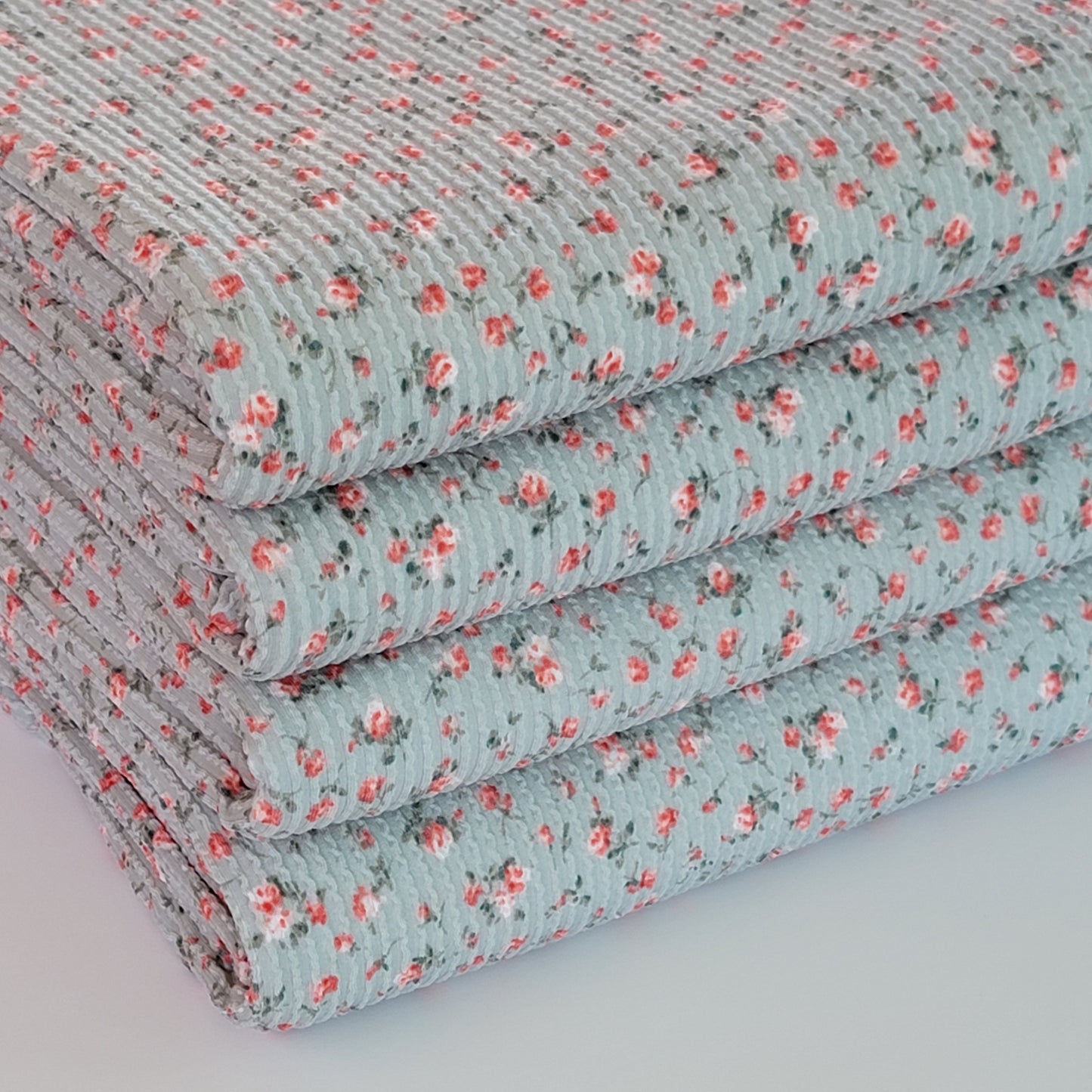 Urban Rib Mint Floral Print