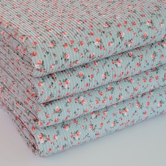 Urban Rib Mint Floral Print