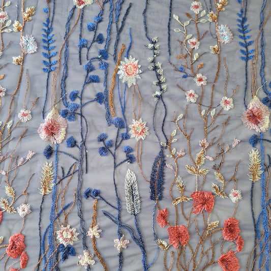 Embroidered Mesh