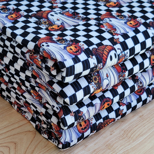 Yummy Rib Checkers Ghost Print