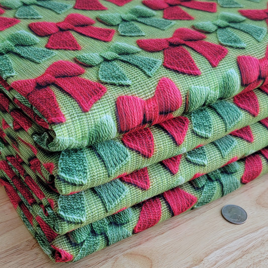 Yummy Rib Christmas Bows Custom Print