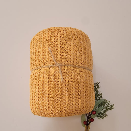 Big Wave Sweater Knit Mustard