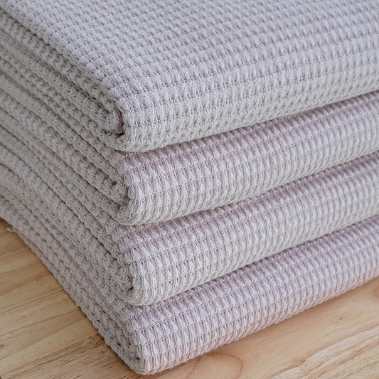 Oatmeal Chunky Waffle Sweater Knit