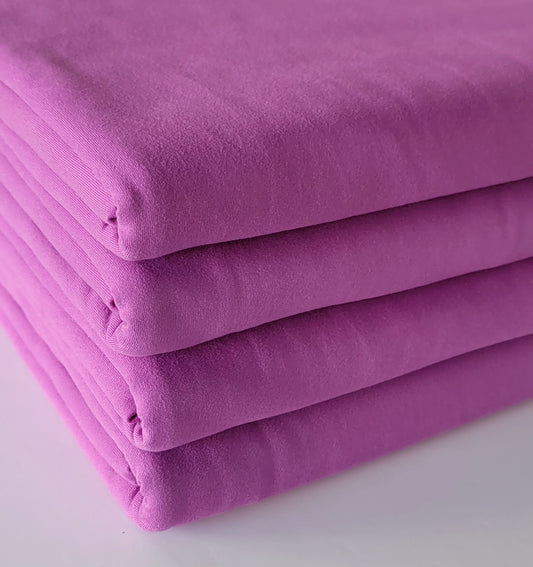 Double Brushed Poly Purple