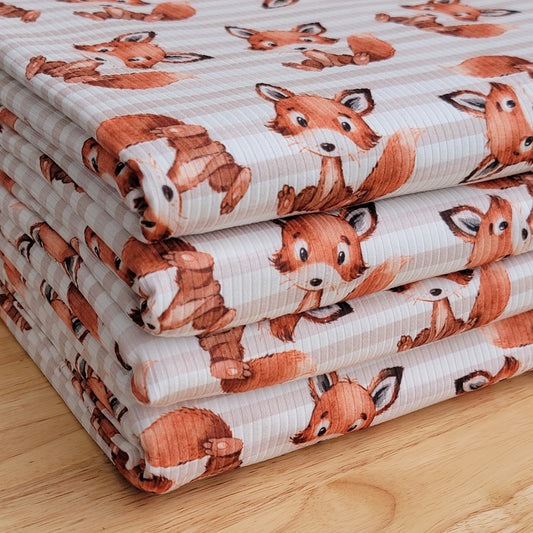 4X2 Fox & Stripes Custom Printed Yummy Rib