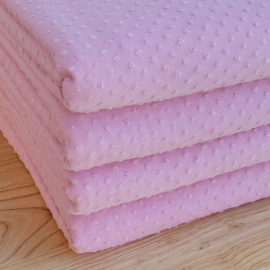 Swiss dots fabric Pink