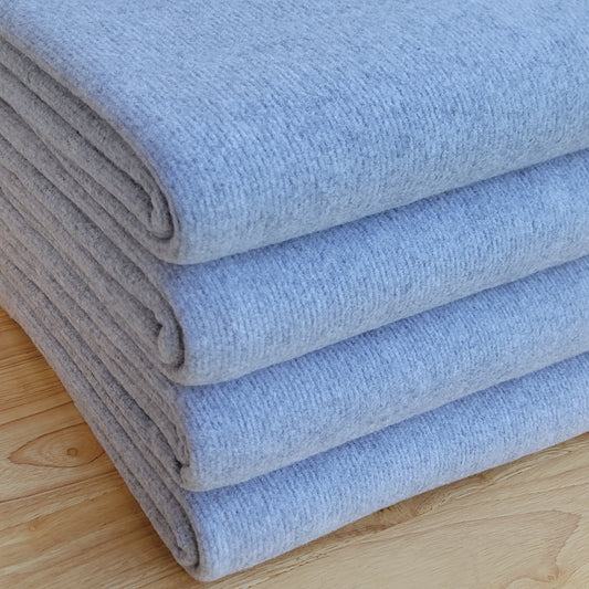 Flatback Brush Sweater Knit Light Grey