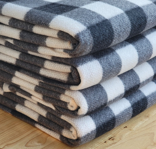 Black & Off-white Buffalo Brush Sweater Knit