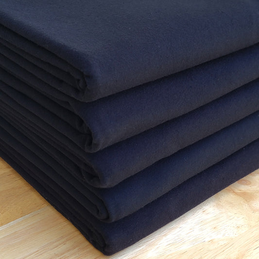 Solid Black Cotton Lycra