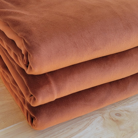 Stretch Micro Velvet Amber