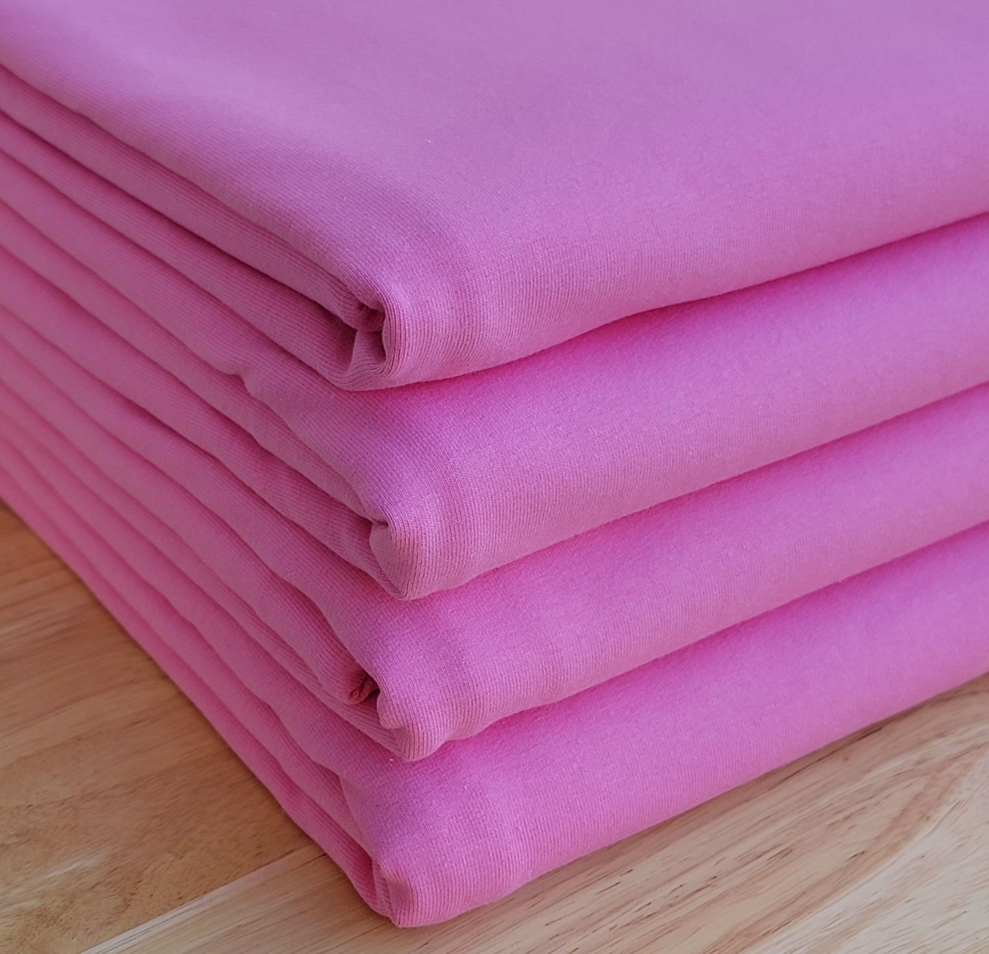Solid Pink Cotton Lycra