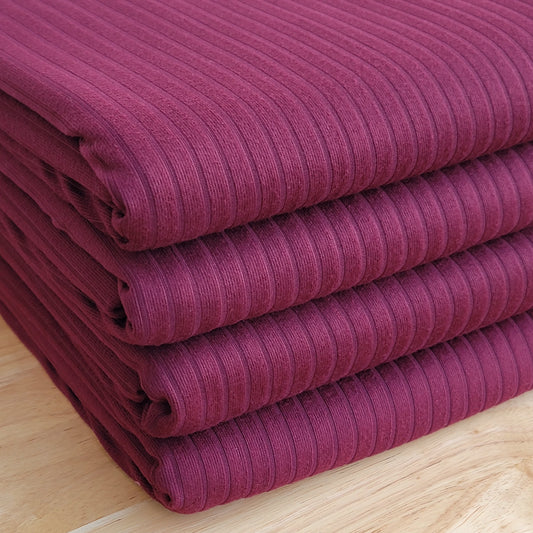 8X3 Wide Yummy Rib Burgundy