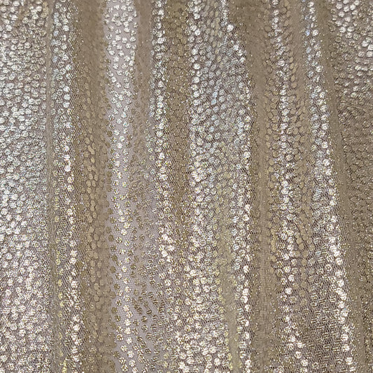 1.5 Yards Mesh Golden Foil Dots