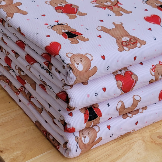 Yummy Rib Custom Print Bears and Hearts